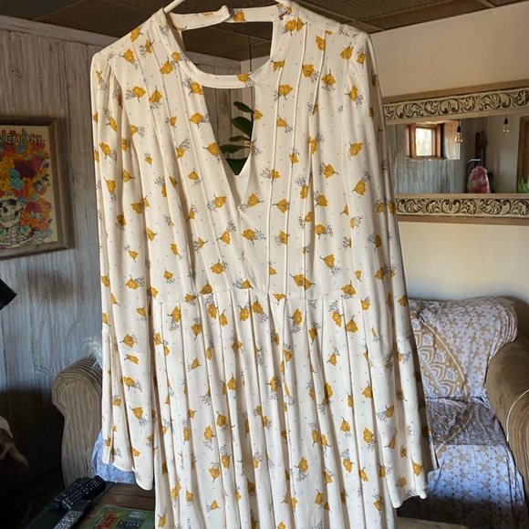 Free People Short, Long Sleeve Dress - Picture 2 of 5